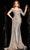 Jovani 23779 - Sweetheart Side Draped Evening Gown Evening Dresses 00 / Gold