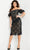 Jovani 23812 - Puff Sleeve Lace Formal Dress Cocktail Dresses
