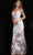 Jovani 23834 - Floral Sequin Illusion Prom Gown Special Occasion Dress
