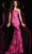 Jovani 23876 - One Shoulder Prom Gown Special Occasion Dress 00 / Hot-Pink