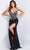 Jovani 23938 - Floral Beaded Evening Gown Special Occasion Dress