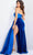 Jovani 23947 - Pleat Bodice Evening Dress with Slit Evening Dresses