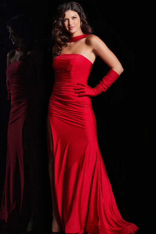 Jovani 23985 - Choker Sheath Prom Dress