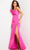 Jovani 24018 - Draped One Shoulder Evening Dress Evening Dresses