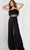 Jovani 24144 - Sleeveless Feather Detailed Jumpsuit Formal Pantsuits