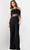 Jovani 24144 - Sleeveless Feather Detailed Jumpsuit Formal Pantsuits