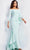 Jovani 24195 - Feather Quarter Sleeve Evening Dress Evening Dresses 00 / Mint