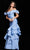 Jovani 24646 - Ruffled Trumpet Evening Gown Special Occasion Dress 00 / Perriwinkle