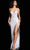 Jovani 24654 - Beaded Sheath Prom Dress Special Occasion Dress 00 / Off White