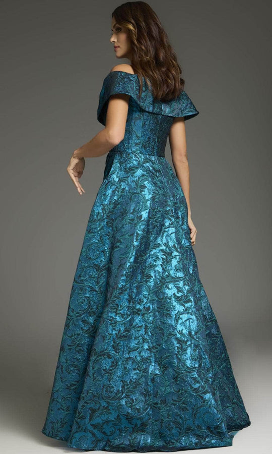 Jovani 25666 - Off-Shoulder A-Line Prom Gown