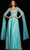 Jovani 25811 - Glitter Print A-Line Evening Dress Mother of the Bride Dresses 00 / Mint