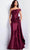 Jovani 25831 - Straight Ruched Waist Evening Gown Special Occasion Dress