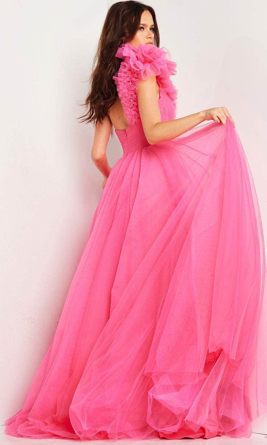 Jovani 25919 - One Shoulder Tulle Prom Dress
