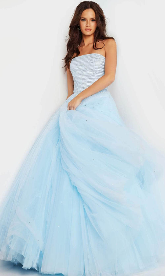Jovani 25991 - Straight Across Ballgown