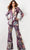 Jovani 26034 - Sequin Embellished Deep V-Neck Pantsuit Formal Pantsuits