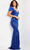 Jovani 26041 - Feathered Sleeve Sequin Prom Dress Special Occasion Dress