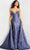 Jovani 26115 - Backless Overskirt Evening Gown Formal Gowns