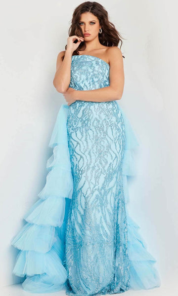 evening dresses for 15 year olds Wedtrend Women Glitter Green Mermaid Prom Dress with Appliques Spaghetti  Straps Formal Dress – Wedtrend UK main image 1