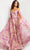 Jovani 26141 - Print Pleated Skirt Long Dress Long Dresses