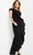 Jovani 26160 - Sheath Asymmetric Tulip Hem Dress Evening Dresses