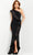 Jovani 26160 - Sheath Asymmetric Tulip Hem Dress Evening Dresses