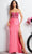 Jovani 26165 - Sweetheart Sheath Prom Gown Prom Dresses 00 / Hot-Pink
