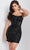 Jovani 26183SC - Scoop Neck Bodycon Cocktail Dress Cocktail Dresses 10 / Fuchsia