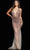 Jovani 26268 - Plunging Illusion Long Dress Long Dresses