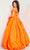 Jovani 27804 - Taffeta Off-Shoulder A-line Gown Prom Dresses