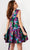 Jovani 34408 - One-Sleeve Cut-Out Detailed Cocktail Dress Cocktail Dresses