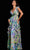 Jovani 34412SC - Flutter Sleeve Floral Evening Dress Mother of the Bride Dresses 2 / Print