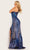 Jovani 36377 - Embellished Asymmetric Long Dress Special Occasion Dress