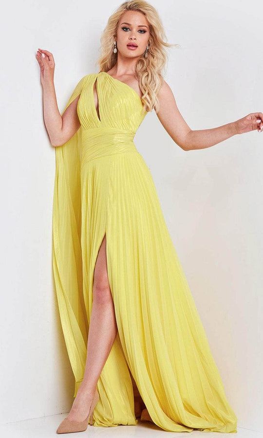 Jovani 36462 - Asymmetrical Cutout Prom Dress