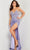 Jovani 36537 - V-Neck High Slit Prom Gown Special Occasion Dress
