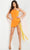 Jovani 36562 - Fringed Slit Cocktail Dress Party Dresses