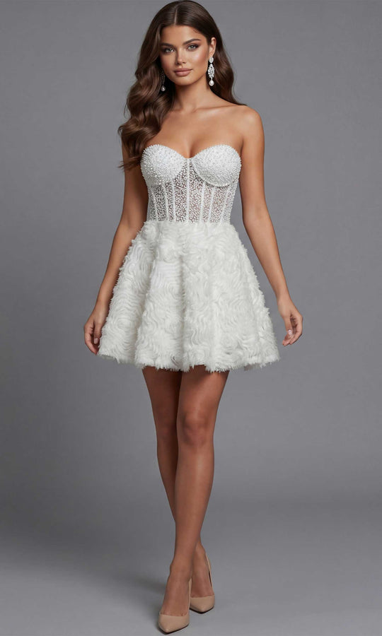 Jovani 36578 - Corset A-Line Homecoming Dress