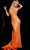Jovani 36640 - High Halter Prom Gown Formal Gowns 00 / Orange