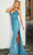 Jovani 36643 - Beaded Mesh Plunging Neck Gown Prom Dresses