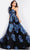 Jovani 36717 - Floral A-Line Evening Gown Mother of the Bride Dresses