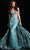Jovani 36736 - A-Line Overskirt Prom Gown Special Occasion Dress 00 / Sage