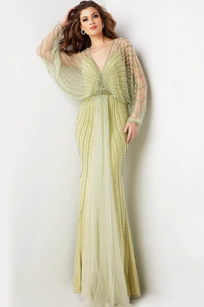 Jovani Evenings Dress 36744 Olive / 16 Jovani Evenings Dress 36744 Olive / 16