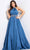 Jovani 36749 - Halter Ruched Prom Gown Prom Dresses