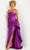 Jovani 36854 - Pleat Bodice Prom Dress with Slit Special Occasion Dress