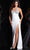 Jovani 36857 - Crystal Halter Prom Dress Special Occasion Dress 00 / Off White