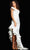 Jovani 36910 - Ruffle Trim Evening Dress with Slit Bridal Dresses