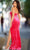 Jovani 37009 - Sheer Mesh Velvet Gown Evening Dresses