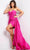 Jovani 37046 - Ruched Sweetheart Neck Cocktail Dress Prom Dresses 00 / Fuchsia