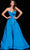 Jovani 37066 - Shirred Bow Detail Evening Dress Evening Dresses