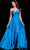 Jovani 37066 - Shirred Bow Detail Evening Dress Evening Dresses