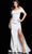 Jovani 37148 - Corset Evening Dress with Slit Wedding Dresses